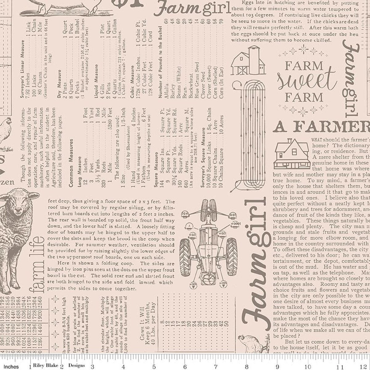 Farmer's Daughter Farm Life Background Rustic