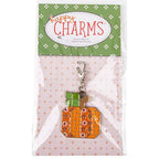 Lori Holt Bee Dots Enamel Happy Charm Pumpkin